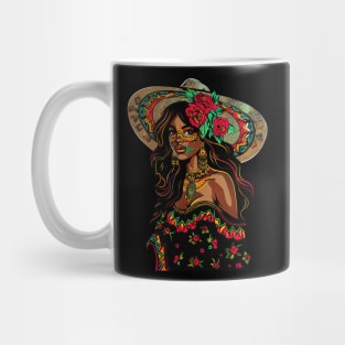 Cinco de mayo mexican woman Mug